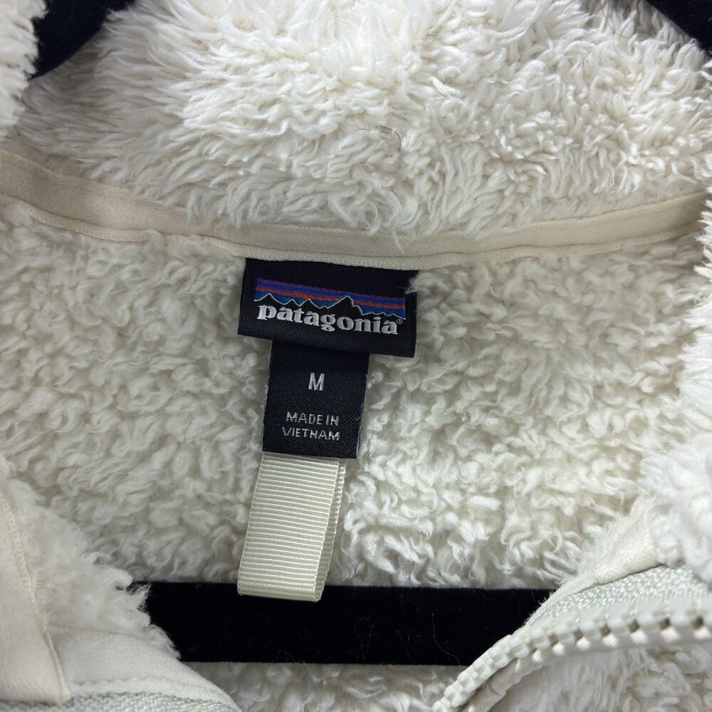 Patagonia Women’s Medium Los Gatos 1/4 Zip Fleece Dyno White - Picture 6 of 9